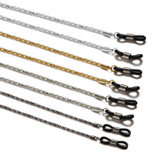 맞춤형 금속 안경 체인 선글라스 체인 속이 빈 옥수수 모양 금색 안경 스트랩 끈 - Product Image 1