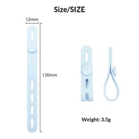 Organisateur de câbles en PVC réglable et réutilisable, minimaliste, pour câbles de données et écouteurs