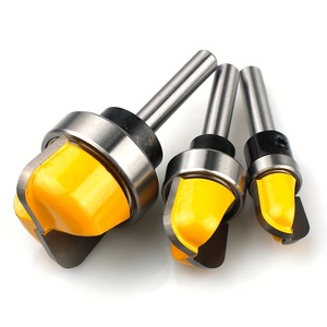 Guest Quality Roundover Cut Router Bits 1/4 In Shank Carbide Tipped Woodworking Tools 3 Pcs Set - Product Image 5