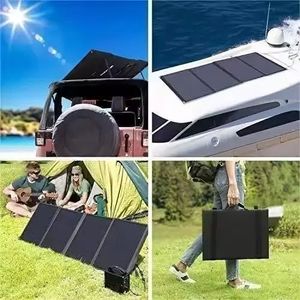 Kit de panneaux solaires pliables 4 pièces, 200W, personnalisé, en matériau ETFE flexible SunPower, efficacité 21%, <span class=keywords><strong>pour</strong></span> <span class=keywords><strong>camping</strong></span>-<span class=keywords><strong>car</strong></span> - Product Image 6