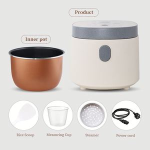 Autocuiseur numérique multifonction portable en plastique de 2,5 L avec tasse doseuse et cuiseur vapeur pour la cuisine domestique - Vente en gros - Product Image 4