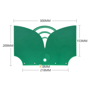 Antenne périodique logarithmique à bande ultra large à gain élevé 9dBi UWB LPDA 400MHz à 6000MHz - Product Image 4
