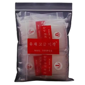 Puntas de <span class=keywords><strong>Uñas</strong></span> de Gel Suave ABS de 600 Piezas al por Mayor de Fábrica Foretrend, Buen <span class=keywords><strong>Precio</strong></span>, Estilo Gota de Agua, Cortas, Transparentes, Francesas, sin Rastro - Product Image 2