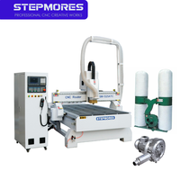 Promotion : Routeurs à bois automatiques 1325, routeur CNC ATC 1300x2500 avec moteur PLC et pompe, machine de découpe et de sculpture du bois pour meubles en bois
