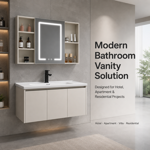 <span class=keywords><strong>Meuble</strong></span>-lavabo mural avec miroir, vasque en céramique, robinet, mobilier <span class=keywords><strong>de</strong></span> <span class=keywords><strong>salle</strong></span> <span class=keywords><strong>de</strong></span> <span class=keywords><strong>bain</strong></span> moderne <span class=keywords><strong>suspendu</strong></span> <span class=keywords><strong>60</strong></span>-100cm - Product Image 1
