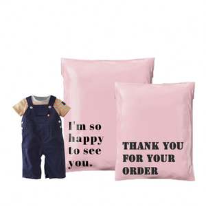 Sacs d'Emballage pour Vêtements Écologiques avec Logo Personnalisé, Sacs d'Emballage en Polyéthylène Mat, Sacs de Transport avec Impression, Sacs de Courrier - Product Image 3