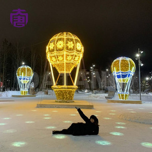 Ballon à air chaud LED étanche IP65, lumière de Noël personnalisable, décoration intérieure et extérieure pour les fêtes et les festivals - Product Image 5