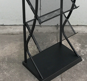 Nhà Máy Trực Tiếp Tùy Chỉnh Kim Loại Hiển Thị Đứng Sáng Tạo Có Thể Gập Lại Sàn Kệ Cho Quảng Cáo Tạp Chí Siêu Thị Giá OEM ODM Hỗ Trợ - Product Image 6