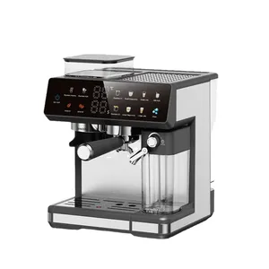 Machine à expresso semi-automatique de style italien avec fonction vapeur puissante Cafetière intelligente pour l'hôtel Café à saveur riche - Product Image 6