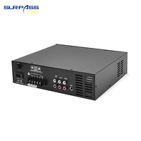 SP-MA80 Mini 60W Mikser Amplifikatörü, USB FM,70V 100V 4 16Ohms PA Amplifikatörü,1Mikrofon 1AUX MP3 Çalar, Uzaktan Kumandalı
