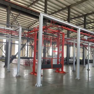 Linea di rivestimento in polvere orizzontale chiavi in mano per profili in alluminio - Product Image 2