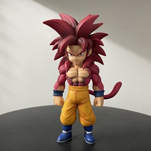 Figurine Goku <span class=keywords><strong>Super</strong></span> Saiyan 4 DBZ Premium en PVC avec queue de fourrure rouge et tenue de combat, modèle d'<span class=keywords><strong>anime</strong></span> pour l'affichage et les cadeaux - Product Image 3