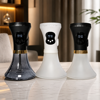 Chicha Électrique Sans Charbon à Double Alimentation avec Contrôle Précis de la Température, Chauffage Remplaçable, Portable pour la Maison et les Voyages