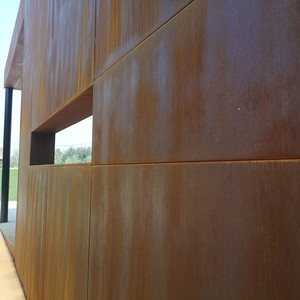 Panel <span class=keywords><strong>de</strong></span> pared <span class=keywords><strong>de</strong></span> metal <span class=keywords><strong>de</strong></span> revestimiento <span class=keywords><strong>de</strong></span> acero corten cortado con <span class=keywords><strong>l</strong></span>áser <span class=keywords><strong>de</strong></span> decoración para exteriores - Product Image 5