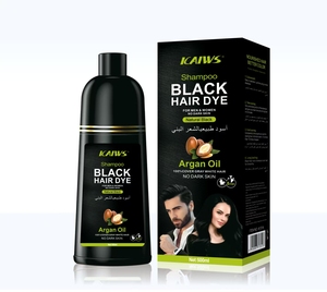 Crème colorante capillaire semi-permanente sans ammoniaque à base de gingembre et de ginseng, couvre les <span class=keywords><strong>cheveux</strong></span> gris, couleur longue durée, tous types de <span class=keywords><strong>cheveux</strong></span> - Product Image 4