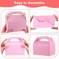 Cajas de Regalo Plegables con Diseño Simple y Entrega Rápida, Cajas para Regalos, Recuerdos para Cumpleaños, Baby Shower, Bodas, Fiestas, Decoraciones con Asa
