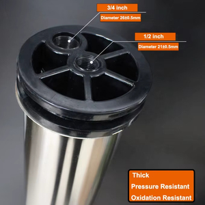 ตัวเรือนเมมเบรน RO แบบไร้รอยต่อ Meigu 4040 SS304 พร้อมข้อต่อ <span class=keywords><strong>Victaulic</strong></span> แบบเปิดเร็ว ป้องกันการกัดกร่อน สำหรับการบำบัดน้ำกร่อย - Product Image 4