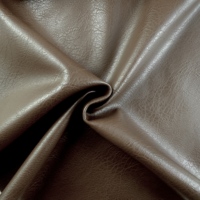 Tissu en cuir PU souple et souple effet craquelé rétro, 0,9 mm, couleur personnalisée, pour vestes et manteaux