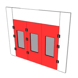 Fornecimento De Peças De Forno De Cozimento De Tinta Fornecer Pintura Porta Da Sala De Pintura Acessórios De Cabine De Pulverização Móveis Porta Da Sala De Secagem