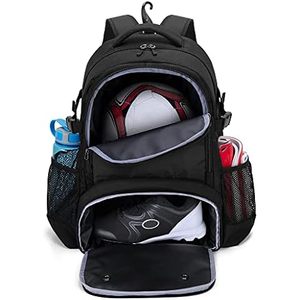 Mochila de Entrenamiento de Fútbol con Compartimento para Balón y Zapatos, Mochila de Voleibol, Bolsa para Balón de Fútbol, Muestra Gratis - Product Image 6