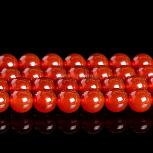 Fournisseur direct d'usine d'accessoires de bijouterie, perles d'agate <span class=keywords><strong>rouge</strong></span> en vrac, fil à faire soi-même, produits semi-finis en gros - Product Image 2