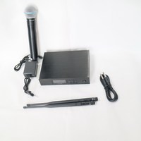 True Diversity QLXD Beta58 Système de microphone karaoké DJ sans fil Récepteur QLX avec émetteur portable B58 Radio 1 à 1