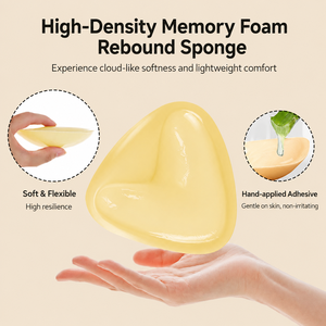 Coussinets adhésifs double face en mousse à mémoire de forme pour <span class=keywords><strong>soutien</strong></span>-<span class=keywords><strong>gorge</strong></span>, rehausseurs de poitrine réutilisables, tailles A B C D, 7 couleurs, avec étui de rangement pour femmes - Product Image 2