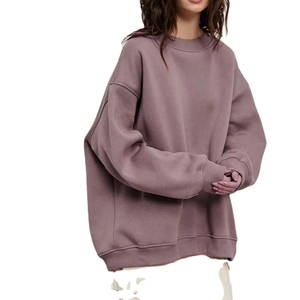 <span class=keywords><strong>Felpa</strong></span> da donna <span class=keywords><strong>marrone</strong></span> <span class=keywords><strong>oversize</strong></span> taglie forti 2025 Pullover Casual autunno Trendy con ampia vestibilità tinta unita tecnica Ropa De Mujer - Product Image 3