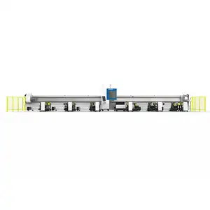 Système de chargement et de déchargement automatique 3000w tube métallique en aluminium cnc équipement de machine de découpe laser à fibre