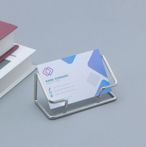 ที่วางนามบัตรโลหะแบบตั้งโต๊ะและแท่นโชว์สำหรับเคาน์เตอร์ต้อนรับ - Product Image 4