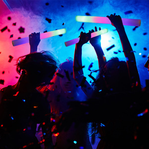 50/100Pcs LED <strong>Glow</strong> <strong>Sticks</strong> Bulk Colorful RGB Foam <strong>Stick</strong> Cheer Tube Dark Light Xmas Birthday Wedding Music Concert Party Supplies - Product Image 6