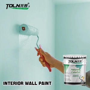 Fábrica al por mayor casa interior ecológico impermeable lavable <span class=keywords><strong>antihumedad</strong></span> emulsión pared Interior pintura de revestimiento de látex - Product Image 1