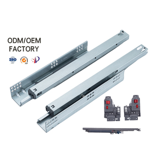 Châu âu EU loại 35kg mềm đóng 3 lần ẩn đầy đủ mở rộng gắn Ngăn kéo trượt nhà bếp 1D 2D 3D Ngăn kéo trượt với xử lý - Product Image 1