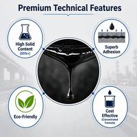 Primaire d'asphalte à base d'eau, émulsionné, non toxique, à haute teneur en solides, durable et très résistant, pour application à froid sur toitures et terrasses - Meilleure vente