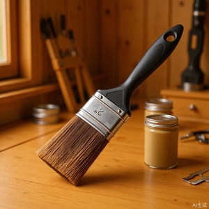 Paintbrush <b>Pet</b> Synthetic Fiber 11-17 Bristle Thickness Plastic Handle For Painting And Cleaning Tool <b>Brush</b> Zhenjiang Origin - Product Image 1