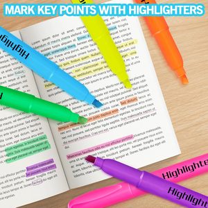 30 <b>Pack</b> Highlighter Pens 10 Bright Colors Chisel Tip for Back to School Office Home ideal for Highlighting Underlining - Product Image 4