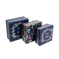 Caja de Regalo de Cartón Corrugado Personalizada con Laminado Mate, Grabado en Relieve, Embalaje Rígido Biodegradable para Calcetines y Ropa, Diseño OEM