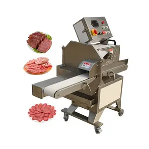 Fatiador de carne fácil de operar com funções repartidas e empilhadas para carnes frias e frescas
