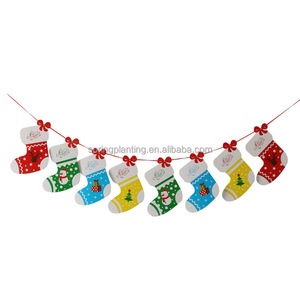 2024 Noël Suspendu Fanion Père Noël et Bonhomme de Neige Décorations pour Fête - Product Image 4