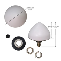 Antenne GPS/GNSS extérieure pour voiture Signal Plus ZXGPSE66 SMA à gain élevé 28dBi, omnidirectionnelle, étanche, à fixation par vis, avec GSM et emplacement pour carte