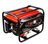 Générateur d'essence monophasé 2,5 kVA avec moteur à essence AVR 4 temps Fréquence 50/60Hz Système de démarrage électrique ATS en option