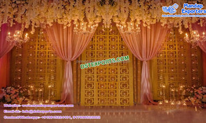 เชิงเทียนติดผนังด้านหลังเป็นฉากหลังของตกแต่งงานแต่งงานงานเเต่งงานล่าสุดจากสหรัฐอเมริกา - Product Image 3