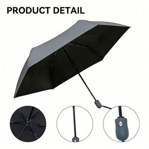 Paraguas Plegable Promocional con Logotipo Personalizado, Sombrilla Portátil Automática para Lluvia - Product Image 6