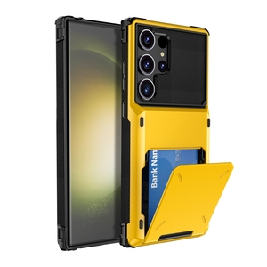 Nuevo para Samsung S24 Ultra Flip Card Estuche rígido para Samsung S23 S22 S21 Anti Drop 2 en 1 <span class=keywords><strong>Funda</strong></span> protectora - Product Image 4