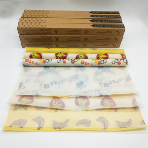 Rotolo di Involucro Alimentare in Cotone Biologico Riutilizzabile con Cera d'Api, Alternativa Naturale Sostenibile e Biodegradabile alle Buste di Plastica per <span class=keywords><strong>la</strong></span> <span class=keywords><strong>Conservazione</strong></span> <span class=keywords><strong>degli</strong></span> <span class=keywords><strong>Alimenti</strong></span> - Product Image 6