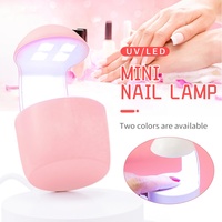 Lampe à ongles LED UV mini 8W double lumière solaire, séchage rapide en 60s, sèche-ongles électrique USB