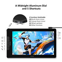 VEIKK VK1600 Moniteur d'interface USB haute résolution 5080LPI de 15.6 pouces pour le dessin et la créativité au bureau