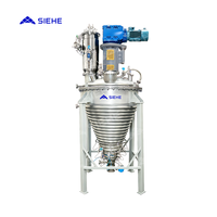 Mezcladora de polvo de acero inoxidable de 6000L con cinta mezcladora, máquina mezcladora vertical con secado al vacío