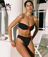 Haut de Bikini Triangle Floral MLY Fabricant de maillot de bain personnalisé pour femmes maillot de bain logo Ensemble de maillot de bain sexy