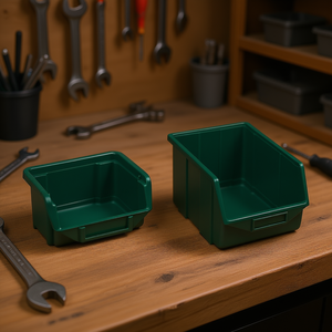 TTAKE Combo Box Eco Tool Containers 2 Pack Green <b>Storage</b> <b>Bin</b> For Workshop Organization - Product Image 3